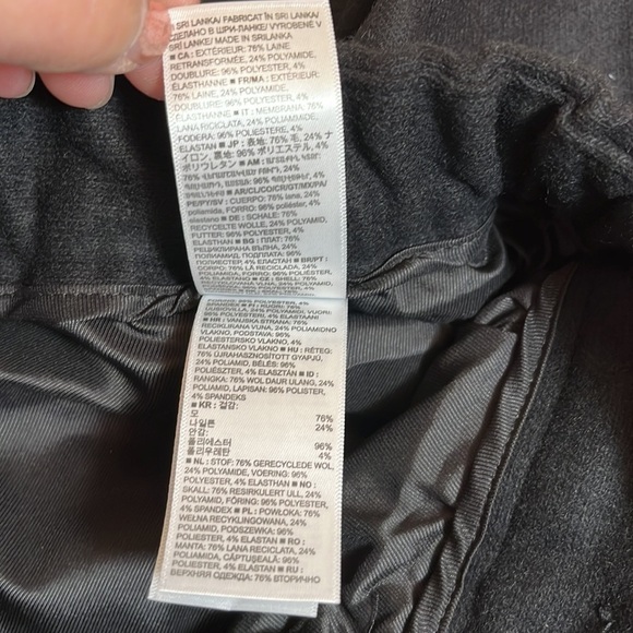 NWT Banana Republic Black Wool Blend Pants - Picture 14 of 15